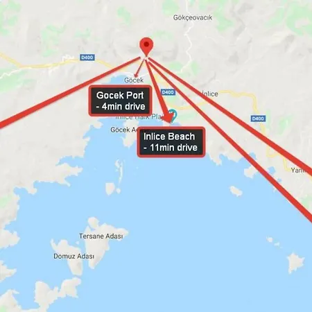 Apartment Lovely Duplex With Amazing View In Gocek Fethiye